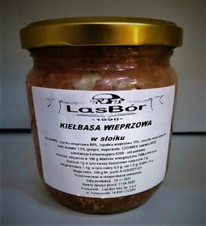 Kiełbasa wieprzowa w słoiku - 350 g