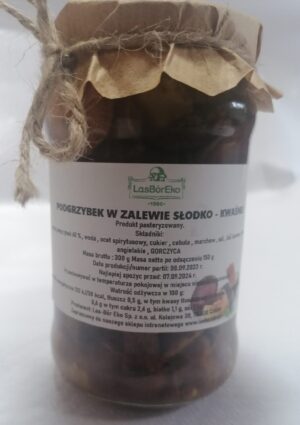 Podgrzybek w zalewie słodko- kwaśnej